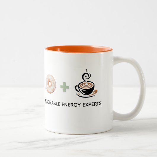 Tasse 2 Couleurs Cadeau drôle expert en énergie renouvelable (Droit)