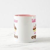 Tasse 2 Couleurs Cadeau (drôle) latin de professeur (Centre)