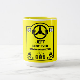 Tasse 2 Couleurs Cadeau drôle pour moniteur d'auto-école