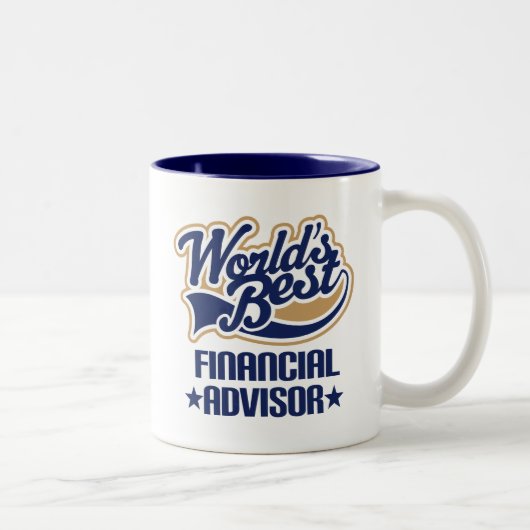 Tasse 2 Couleurs Cadeau financier de conseiller (Droit)