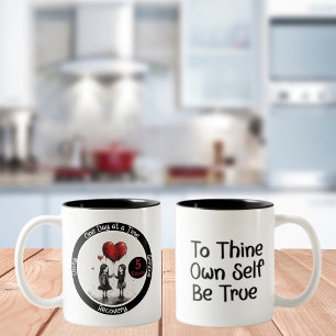 Tasse 2 Couleurs Cadeau jalon de récupération personnalisé - Connex