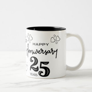 Tasse 2 Couleurs cadeau jubilé argent