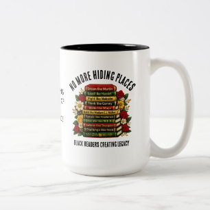 Tasse 2 Couleurs Cadeau livresque des héros du Mois de l'histoire d