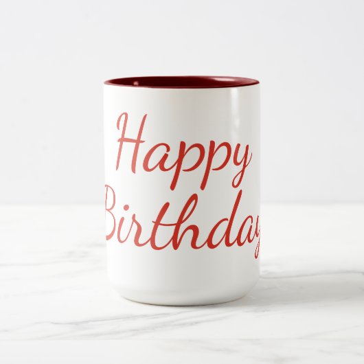 Tasse 2 Couleurs Cadeau marron (Centre)