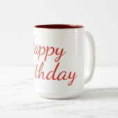 Tasse 2 Couleurs Cadeau marron (Devant droit)