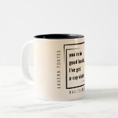 Tasse 2 Couleurs Cadeau Motivationnel Motivationnel Minimal Moderne (Devant gauche)