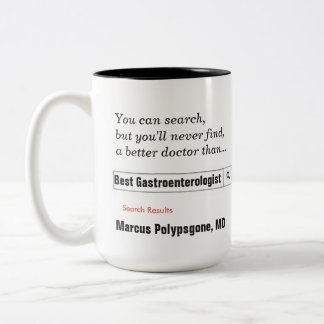 Tasse 2 Couleurs Cadeau personnalisé pour gastroentérologue