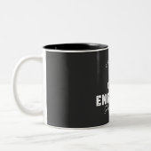 Tasse 2 Couleurs Cadeau pour ingénieur civil (Gauche)