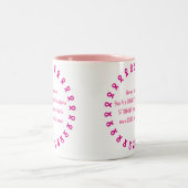 Tasse 2 Couleurs Cadeau pour les patients du cancer - brave, forte  (Centre)