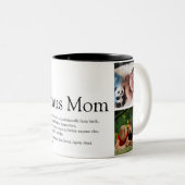 Tasse 2 Couleurs Cadeau pour Maman de Rêve, Maman de Remplacement D (Devant droit)