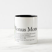 Tasse 2 Couleurs Cadeau pour Maman de Rêve, Maman de Substitution D (Centre)