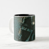 Tasse 2 Couleurs Cadeau pour motards (Devant gauche)