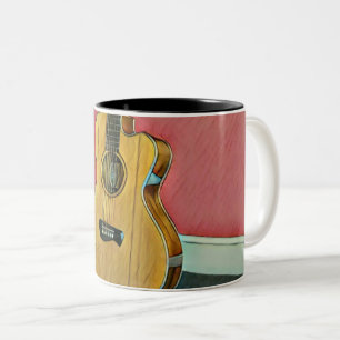Tasse 2 Couleurs Cadeau pour musicien guitariste