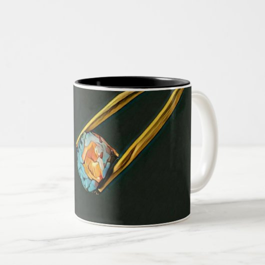 Tasse 2 Couleurs cadeau sushi cool (Devant droit)