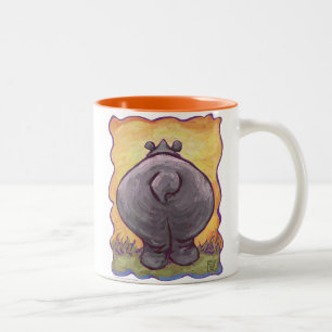 Tasse 2 Couleurs Cadeaux & Accessoires Hippopotame