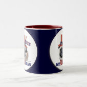 Tasse 2 Couleurs Cadeaux aux amoureux du carlin (Centre)