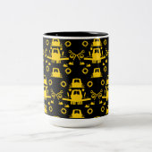 Tasse 2 Couleurs Cadeaux British Narrowboat (Centre)