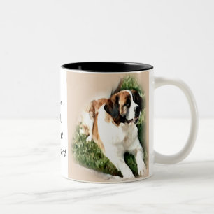 Tasse 2 Couleurs Cadeaux d'amants de St Bernard
