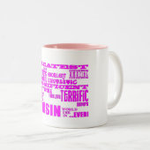 Tasse 2 Couleurs Cadeaux d'amusement pour des cousins : Le plus (Devant droit)