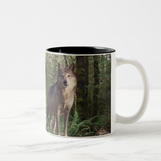 Tasse 2 Couleurs Cadeaux d'animaux forestiers (Droit)