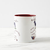 Tasse 2 Couleurs Cadeaux de chien de bétail australien (Centre)
