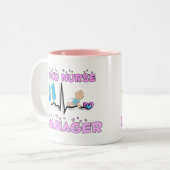 Tasse 2 Couleurs Cadeaux de directeur d'infirmière de NICU (Devant gauche)