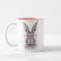 Cadeaux de famille mignons de lapin drôle de Pâque
