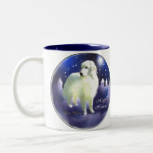 Tasse 2 Couleurs Cadeaux de Noël des Grands Pyrénées (Gauche)