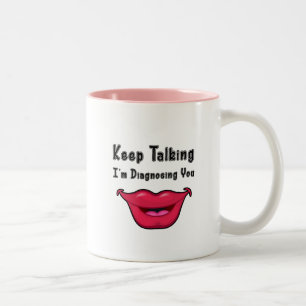 Tasse 2 Couleurs Cadeaux de pathologie de langue de la parole de