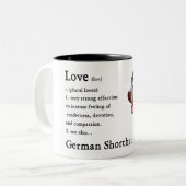 Tasse 2 Couleurs Cadeaux de pointes germanophones (Devant gauche)