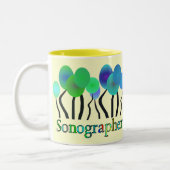 Tasse 2 Couleurs Cadeaux de Sonographer (Gauche)
