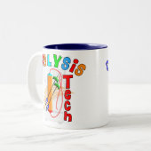 Tasse 2 Couleurs Cadeaux de technologie de dialyse (Devant gauche)