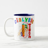 Tasse 2 Couleurs Cadeaux de technologie de dialyse (Gauche)