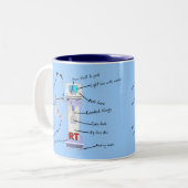 Tasse 2 Couleurs Cadeaux de thérapeute respiratoire (Devant gauche)