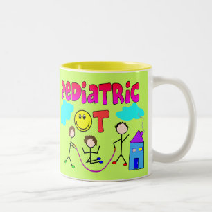 Tasse 2 Couleurs Cadeaux d'ergothérapeute pédiatrique