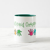 Tasse 2 Couleurs Cadeaux d'ergothérapiste (Centre)