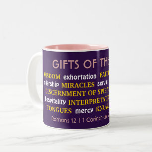 Tasse 2 Couleurs Cadeaux d'inspiration de l'ESPRIT Chrétien