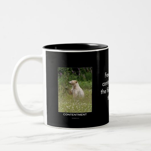 Tasse 2 Couleurs Cadeaux d'ours d'esprit (Gauche)