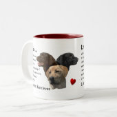 Tasse 2 Couleurs Cadeaux du Labrador Retriever (Devant gauche)