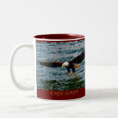 Tasse 2 Couleurs Cadeaux EAGLE LOVER (Gauche)