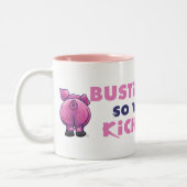 Tasse 2 Couleurs Cadeaux et accessoires de cochon (Gauche)
