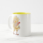 Tasse 2 Couleurs Cadeaux et accessoires de poulet (Devant gauche)