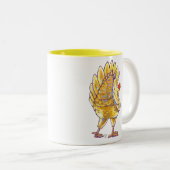 Tasse 2 Couleurs Cadeaux et accessoires de poulet (Devant droit)