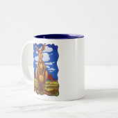 Tasse 2 Couleurs Cadeaux et accessoires Kangaroo (Devant gauche)