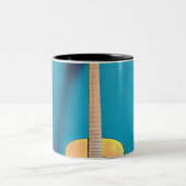 Tasse 2 Couleurs Cadeaux guitaristes (Centre)