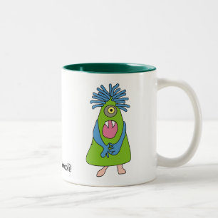 Tasse 2 Couleurs Cadeaux "I Love Monsters"