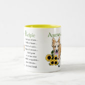 Tasse 2 Couleurs Cadeaux Kelpie australien, cadeaux Kelpie australi (Centre)