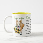 Tasse 2 Couleurs Cadeaux Kelpie australien, cadeaux Kelpie australi (Gauche)