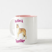 Tasse 2 Couleurs Cadeaux lisses de colley (Devant gauche)