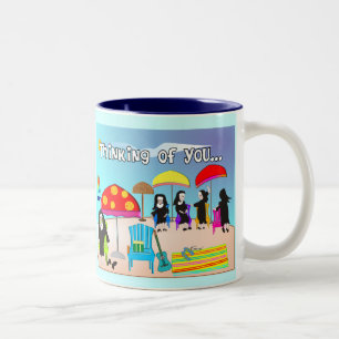 Tasse 2 Couleurs Cadeaux lunatiques et cartes d'art de nonne